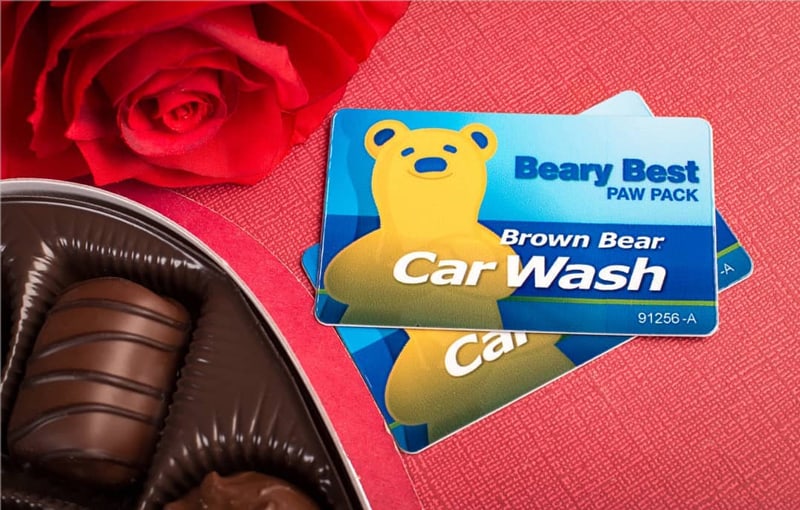 Brown Bear Car Wash Gift Cards 