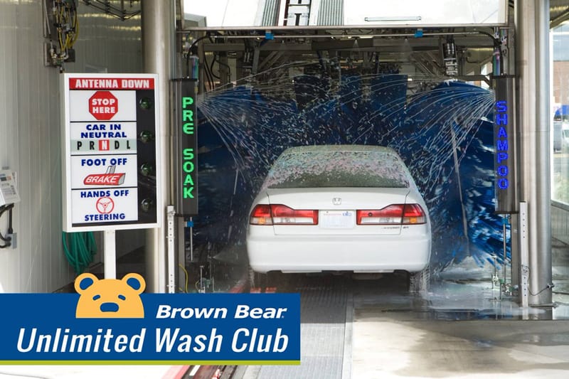 Brown Bear Unlimited Car Wash Club