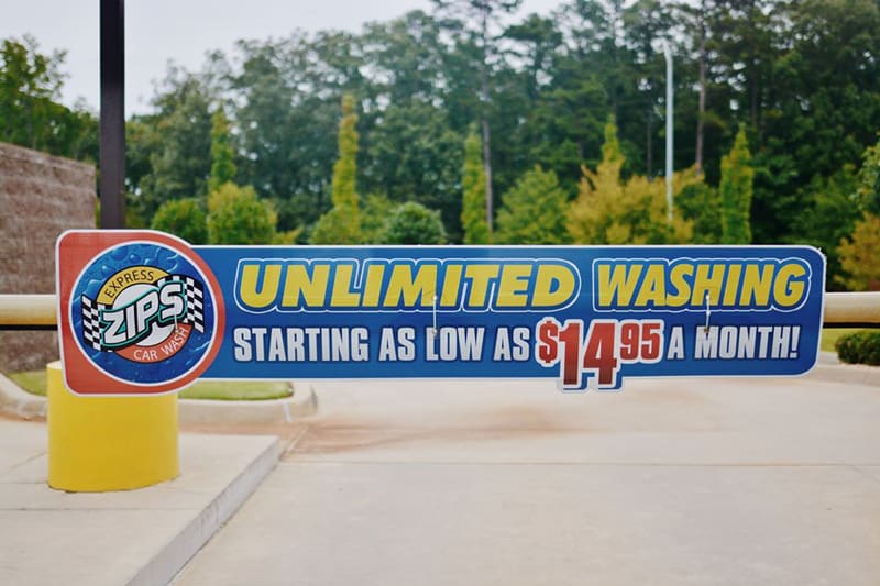 Zips Unlimited Car Wash Club & Prices