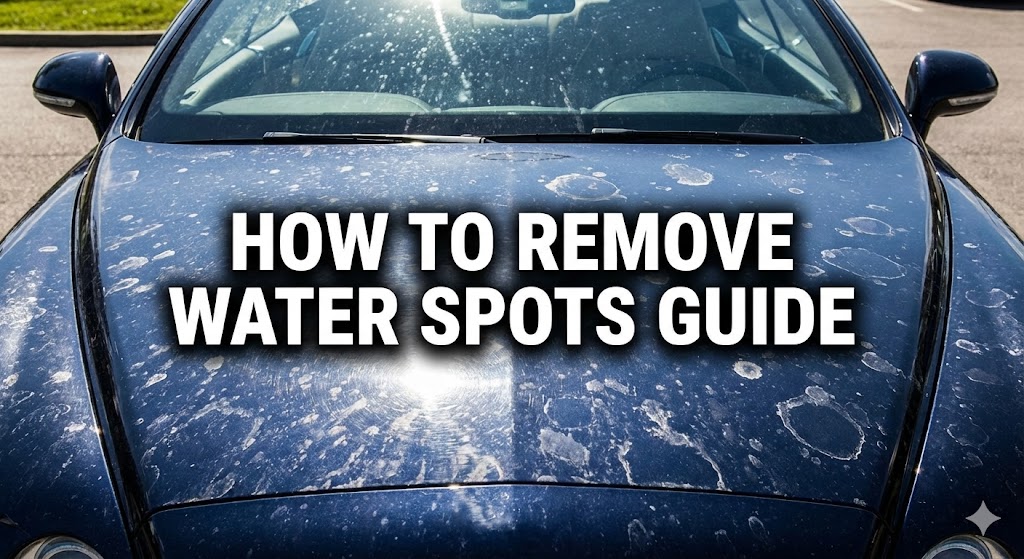 How to Remove Water Spots from Car Paint & Glass (2026 Guide)