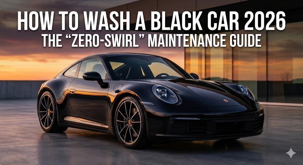 How to Wash a Black Car 2026: The "Zero-Swirl" Maintenance Guide